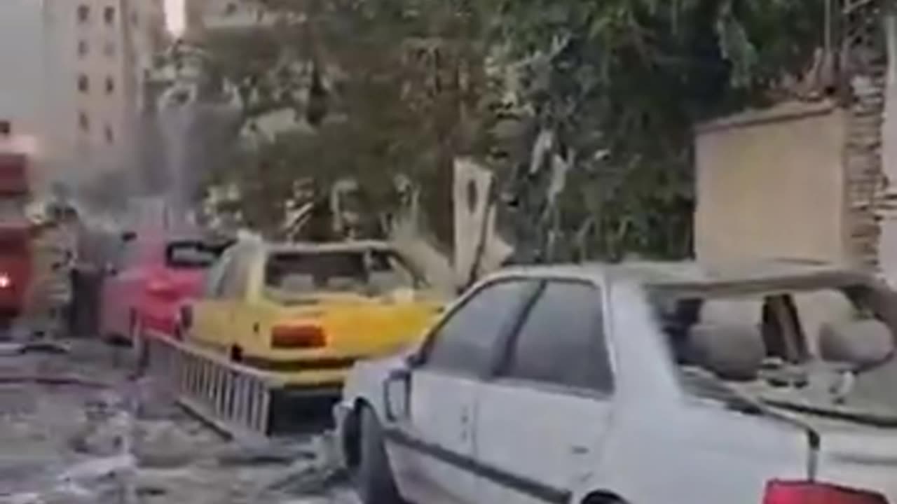 Apartment hit … like one of the Iranian nuclear figures.