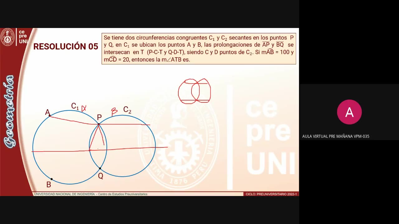 CEPRE UNI 2022 - 1 | Semana 04 | Geometría S2