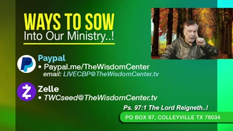 Re-Air: Wisdom World With Mike Murdock..!!!