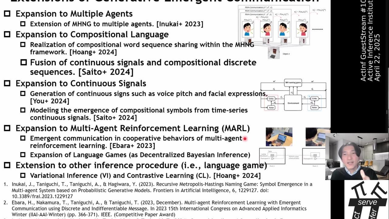 ActInf GuestStream 104.1 ~ Tadahiro Taniguchi: Collective Predictive Coding and Active Inference