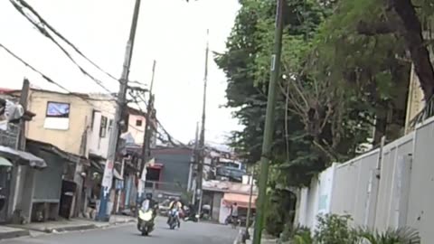 Almost Vehicle-Free Street in Cainta, Rizal, Philippines