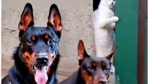 The luckiest cat 🐈 alive 🤣🤣🤣😂😂