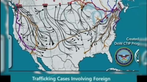 🌐MAPS OF US HUMAN TRAFFING ROUTES ACROSS AMERICA [MADNESS]