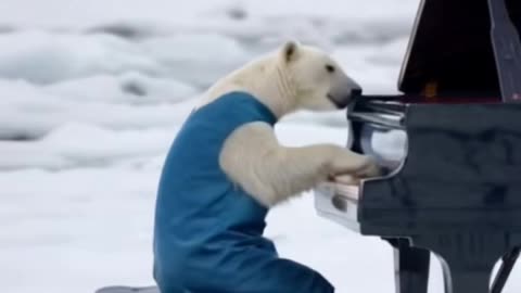 #animal #ai #piano #letitgo #fyp
