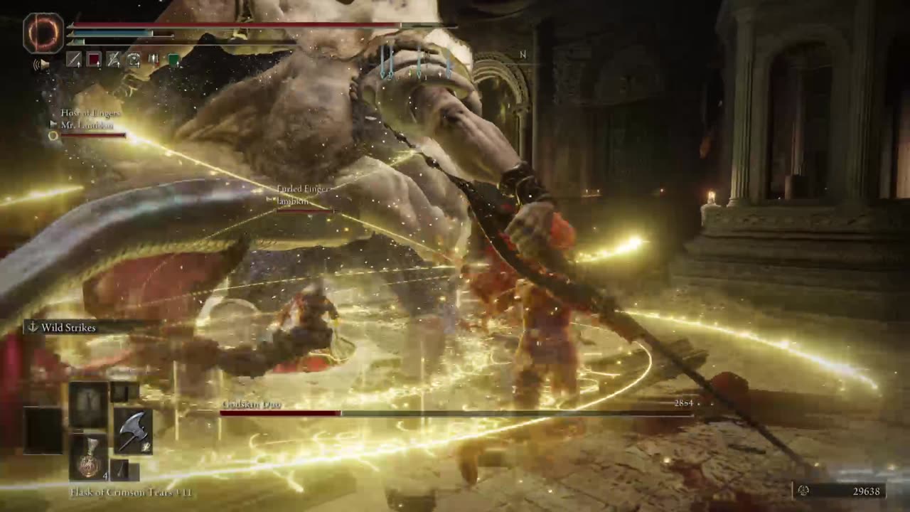 Elden Ring godskin duo Boss Fight