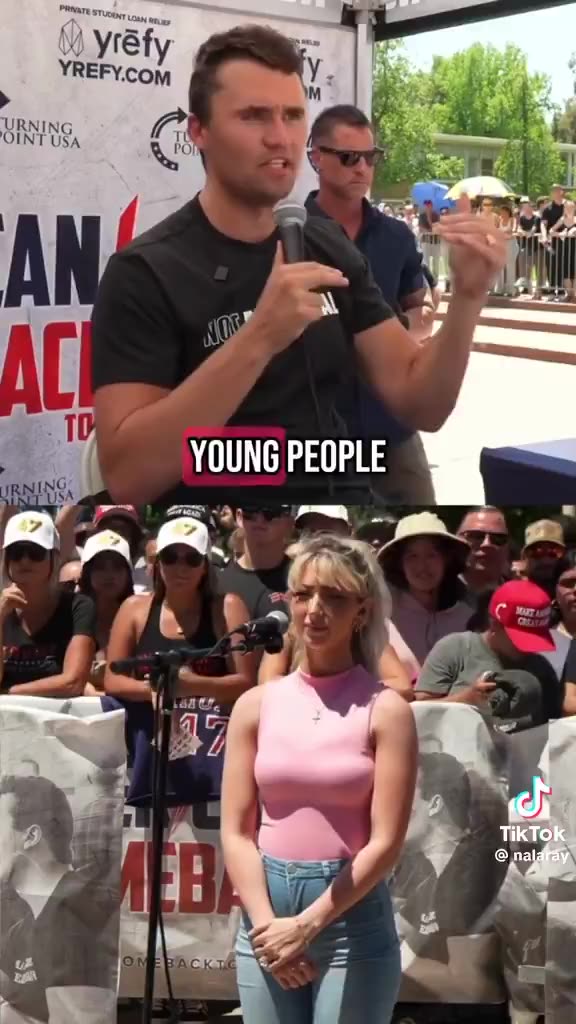 Former OnlyFans Star Asks Charlie Kirk About Banning Porn