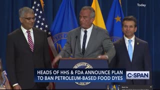 HHS Sec Robert F Kennedy Jr will ban additives containing petroleum & chemicals in our food /RFK Jr