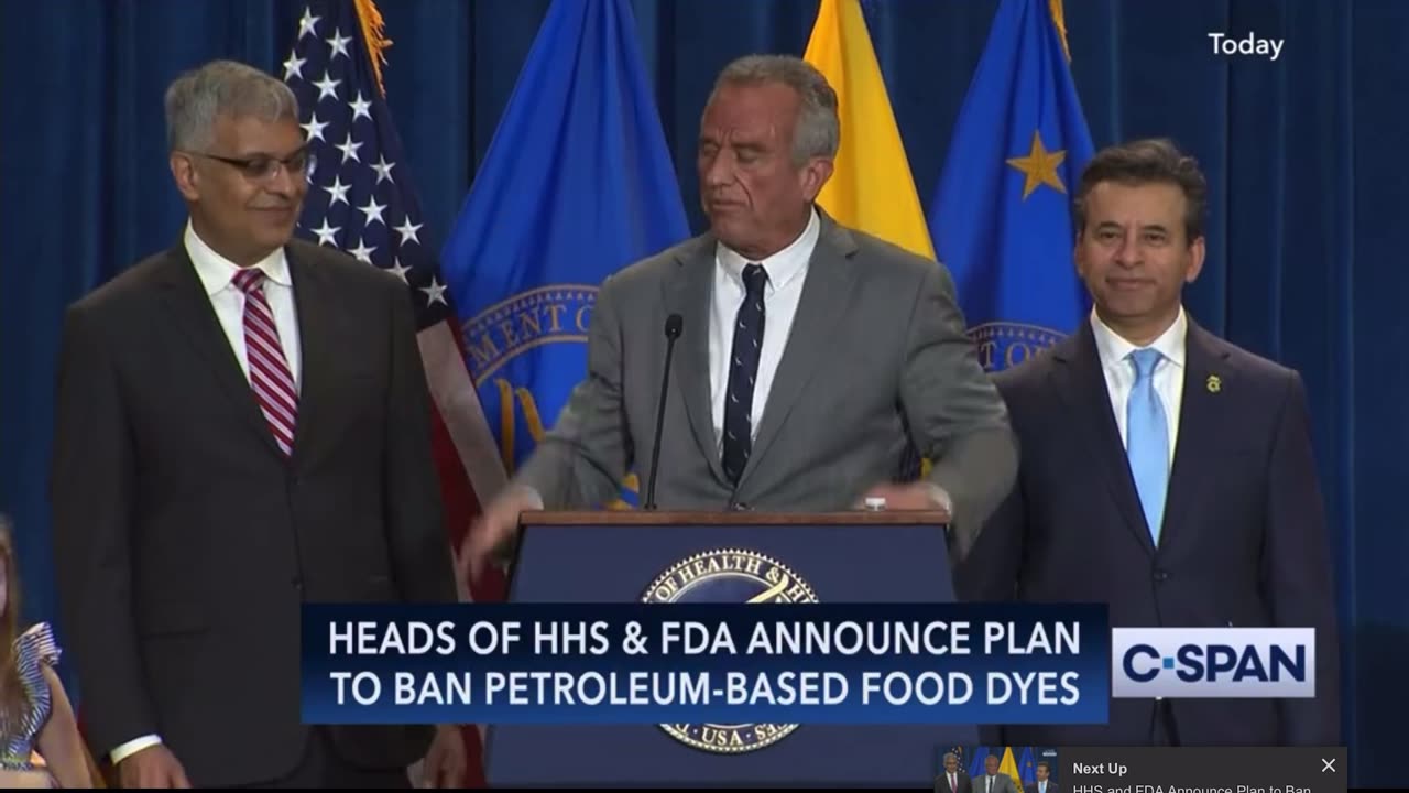 HHS Sec Robert F Kennedy Jr will ban additives containing petroleum & chemicals in our food /RFK Jr