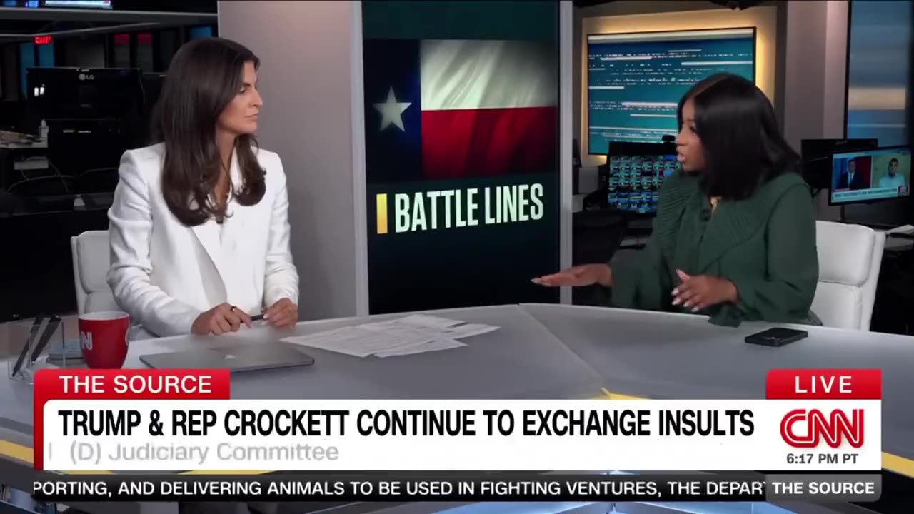 Rep. Jasmine Crockett says President Trump is a LOW-IQ