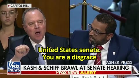 You are the biggest FRAUD to sit in the US senate! Kash Patel DESTROYS Adam Schiff