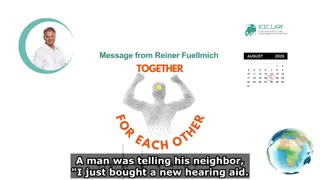 Reiner Fuellmich Statement - August 21 2025