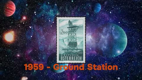 Astronomy and Space Stamps - Austria