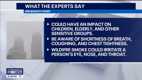 Bad air quality impacting the Twin Cities metro, whole state