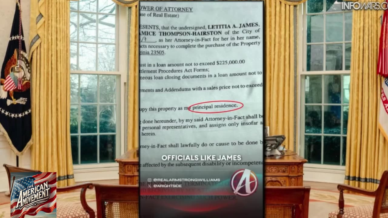 Letitia James is using tax payer dollars for her defense on mortgage fraud