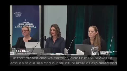 Voices For Freedom Testimony New Zealand COVID Inquiry Public Hearings Day Four