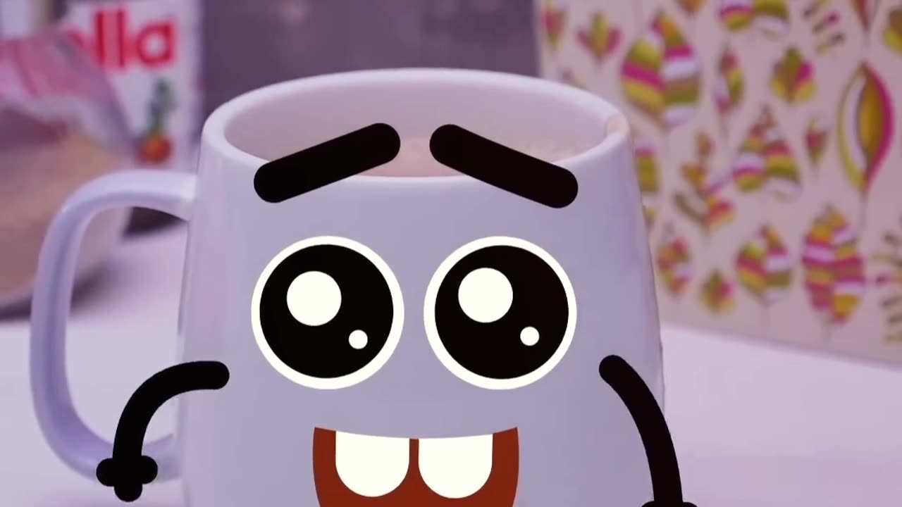 When Food Gets Animated! Sausage Grill vs Hot Chocolate Mug!