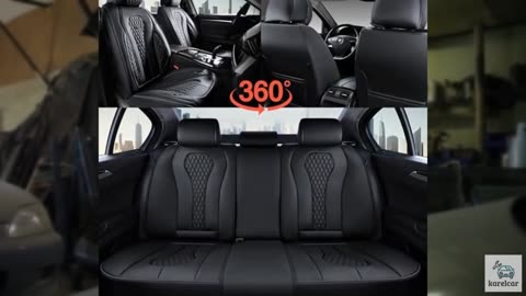 Coverado Seat Covers, Car Seat Covers Full Set, Black Car Seat Cover, Car Seat C
