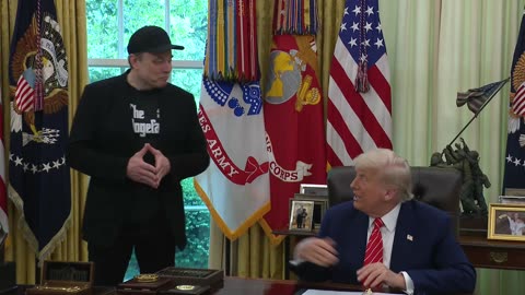 KAROLINE LEAVITT | President Trump Participates in a Press Conference with Elon Musk