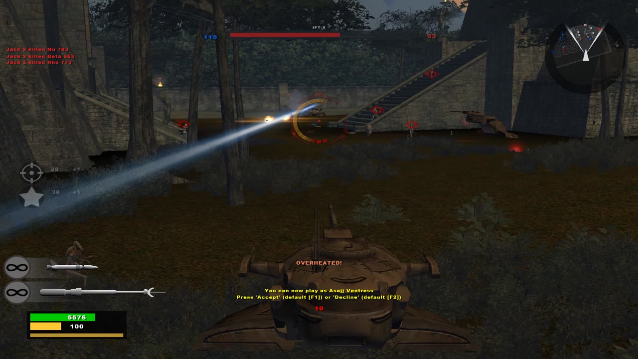 SWBF2 2005: Instant Action Conquest Yavin 4 Temple CIS Gameplay