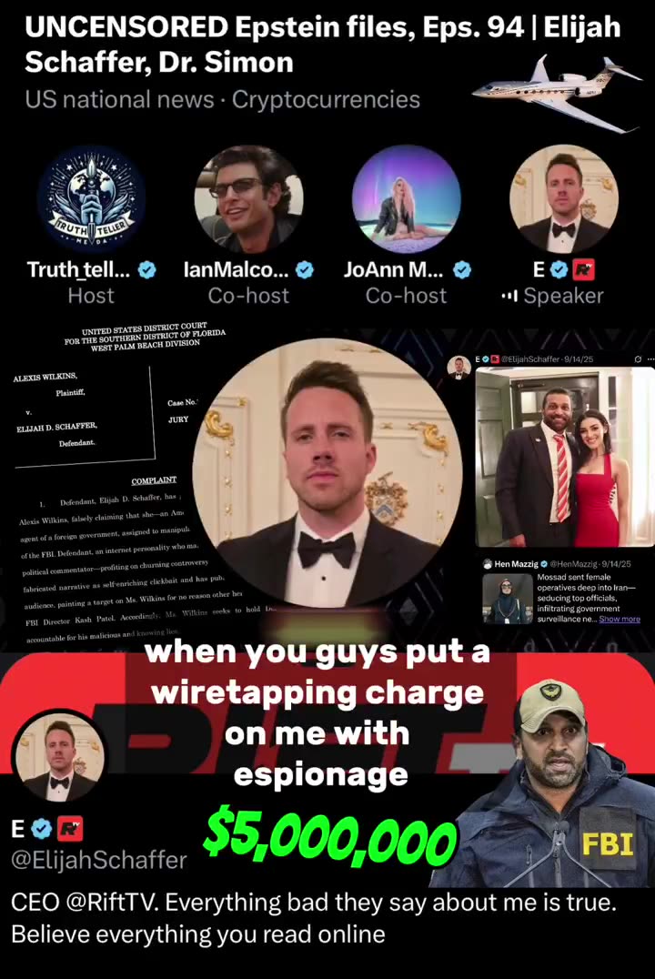 Elijah Schaffer Discusses His Lawsuit on X