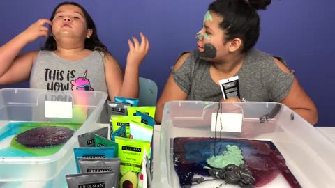 Don’t Choose the Wrong Face Mask Slime Challenge