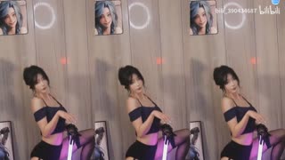 Attractive Obsidian black Hotpants Bewitching Sway Dance | Daily Beauty EP 1605