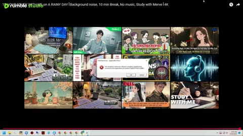 12 HOUR STUDY WITH ME on A RAINY DAY ⎢Background noise, 10 min Break, No music, Study with Merve ⎢4K