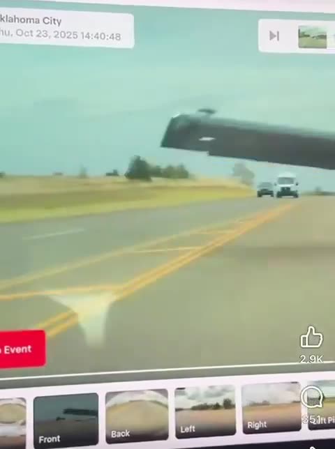 Tesla Full Self-Driving car dodges a plane falling from sky