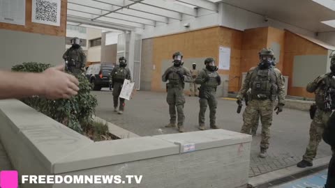 PORTLAND: Tear Gas released by Portland Federal Agents at Anti-ICE Protesters