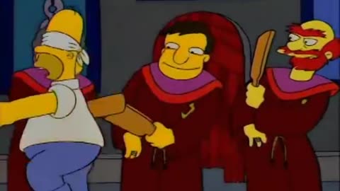 The Simpsons: Homer The Great (Paddling scene) s6e12