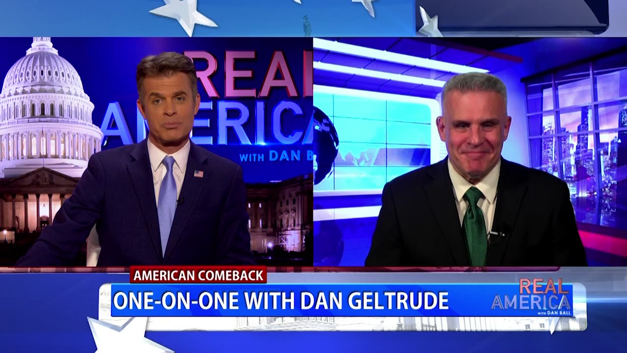REAL AMERICA -- Dan Ball W/ Dan Geltrude, Countries Respond To Pres. Trump's Tariffs, 4/7/25