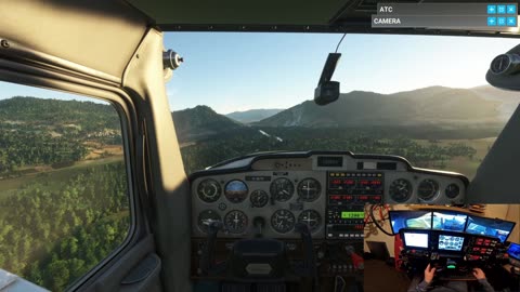 ⚡ Pushing the Virtual Cessna to the Limit | Wild Valley Dive in the Pindus Mountains | MSFS 2020