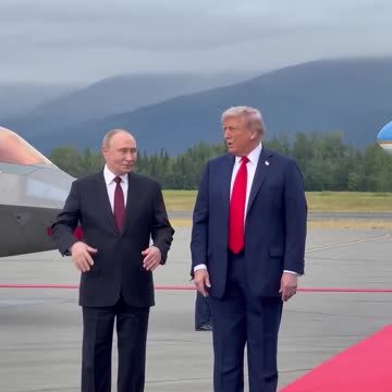 President Donald J. Trump greets Russian President Vladimir Putin at the historic summit