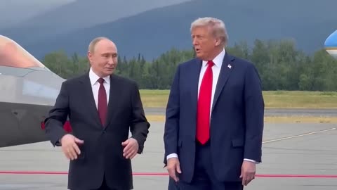 President Donald J. Trump greets Russian President Vladimir Putin at the historic summit