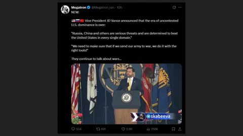 JD Vance Points The Finger At Russia and China - Jewish Magic Trick