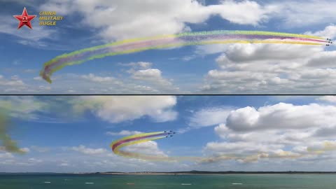 Jan. 30, 2026: PLAAF aerobatic team last minute prep in Singapore 🐉💪