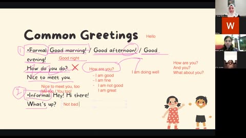 Greetings and Farewells Class (2)
