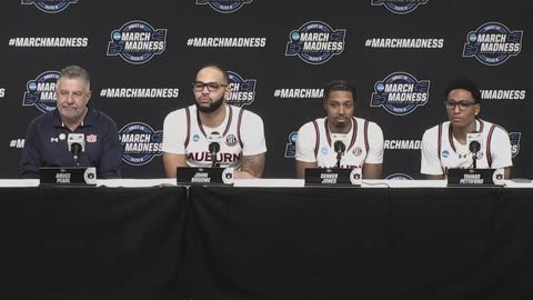 Auburn Sweet 16 Postgame Press Conference - 2025 NCAA Tournament