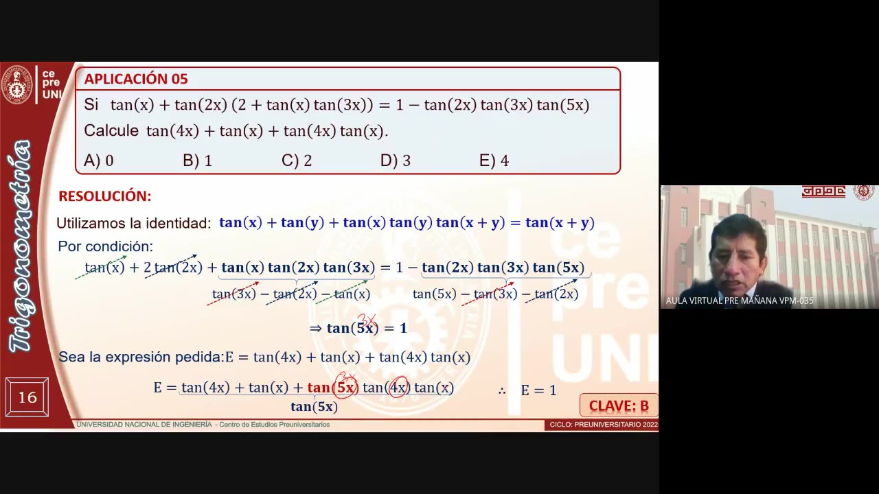 CEPRE UNI 2022 - 1 | Semana 07 | Trigonometría S1