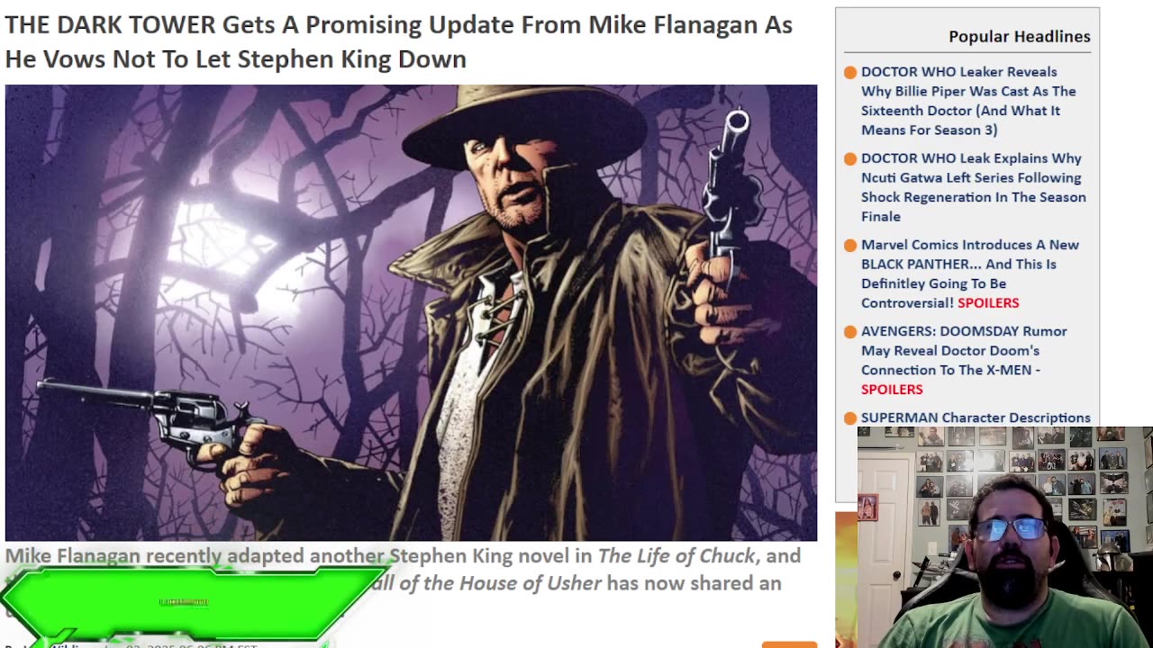 Mike Flanigan Promises To Not Let Stephen King Down On Dark Tower Series