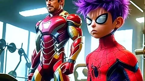 Mutant Joker vs Mecha Spiderman The Rise of spider man of his dad