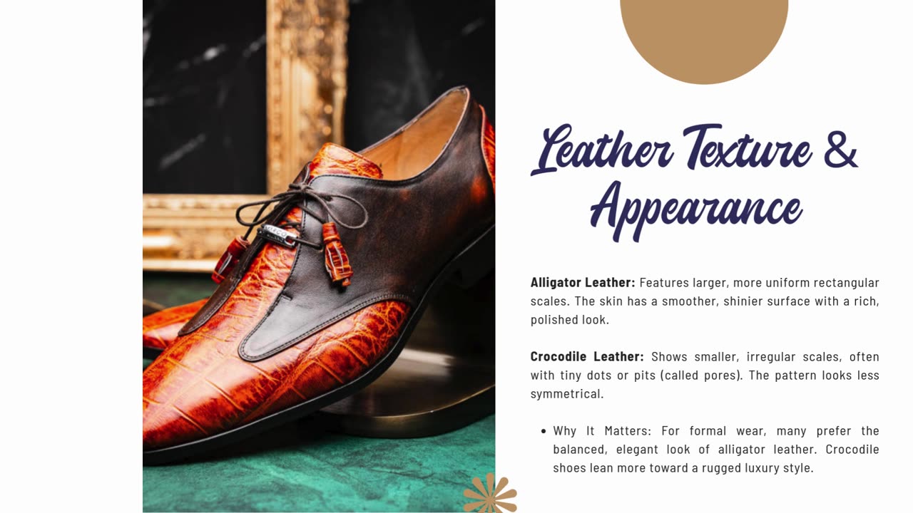 What Makes Men's Alligator Shoes Different from Crocodile Ones