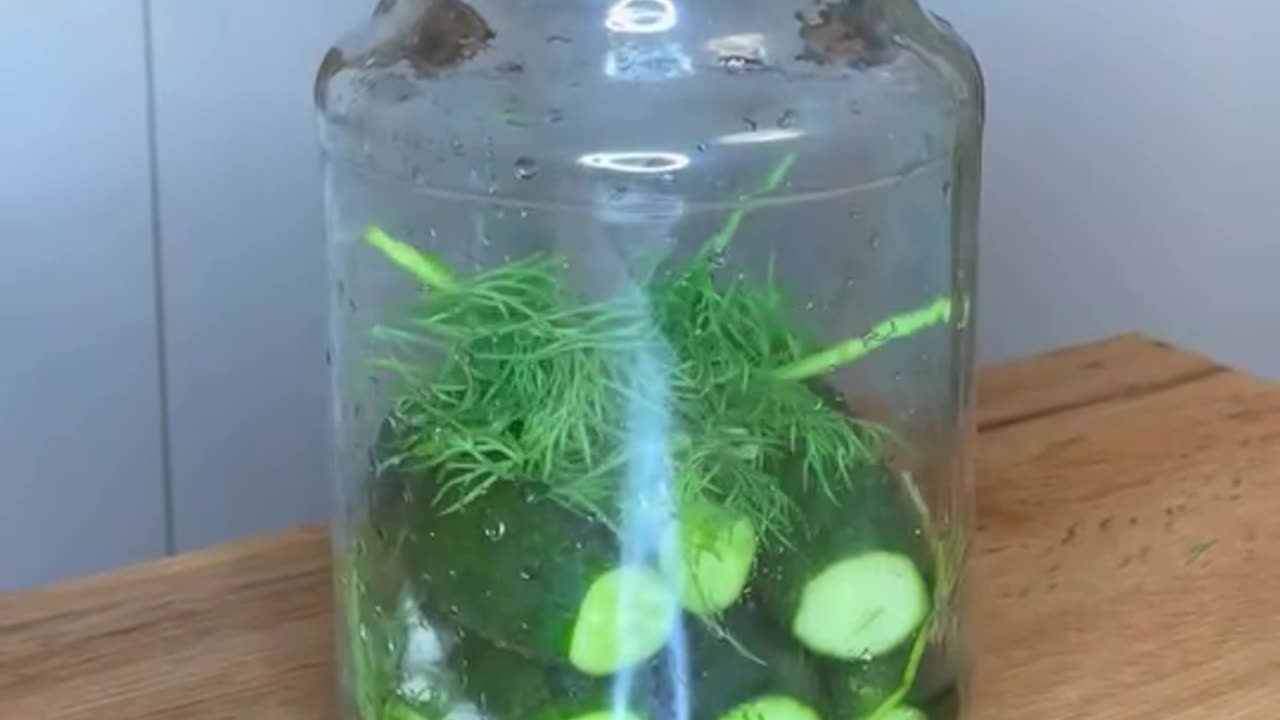 The recipe for lightly salted cucumbers