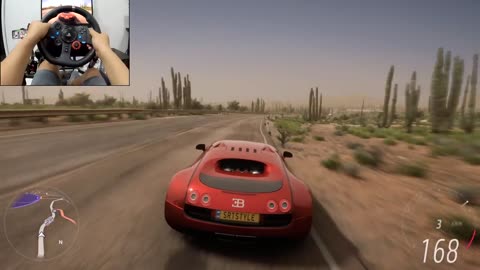 "1470HP Bugatti Veyron Hits the Streets — Forza Horizon 5 G29 Gameplay"