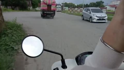 Chill Evening Ride with My Vespa