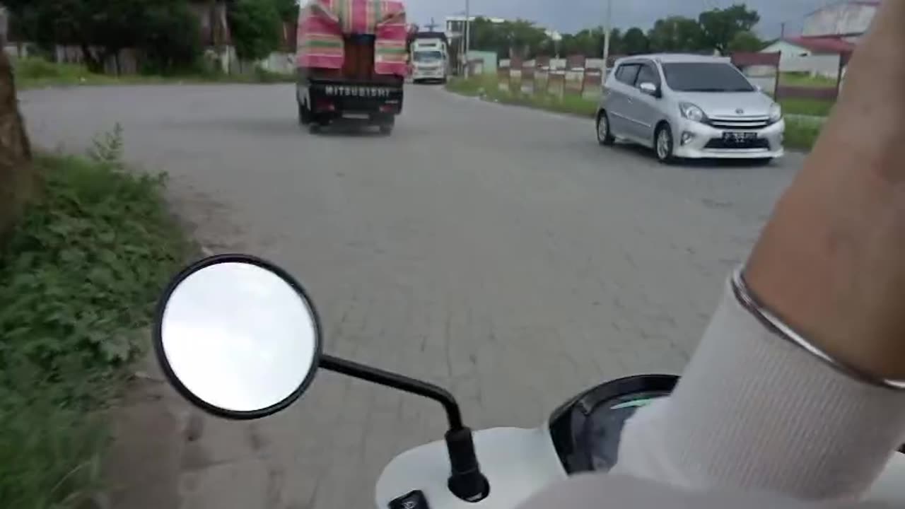 Chill Evening Ride with My Vespa