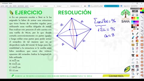 SAVIA REGULAR 2025 | Semana 13 | Geometría