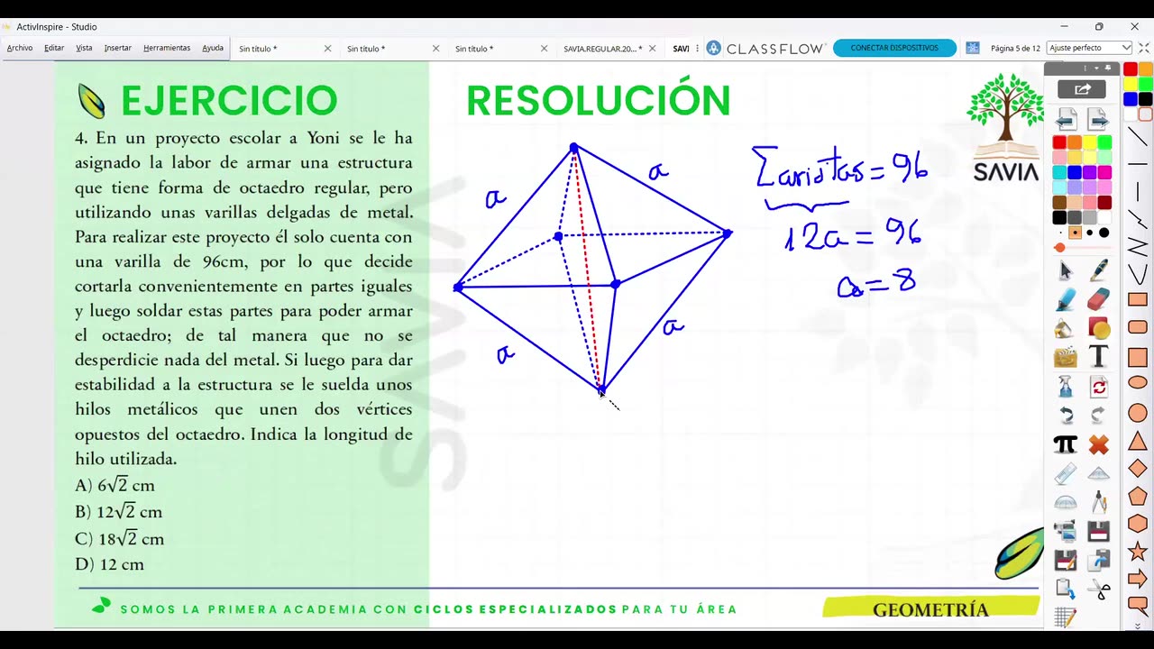 SAVIA REGULAR 2025 | Semana 13 | Geometría
