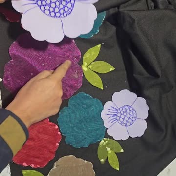 Beautiful viral design for trousers,daman and sleeves