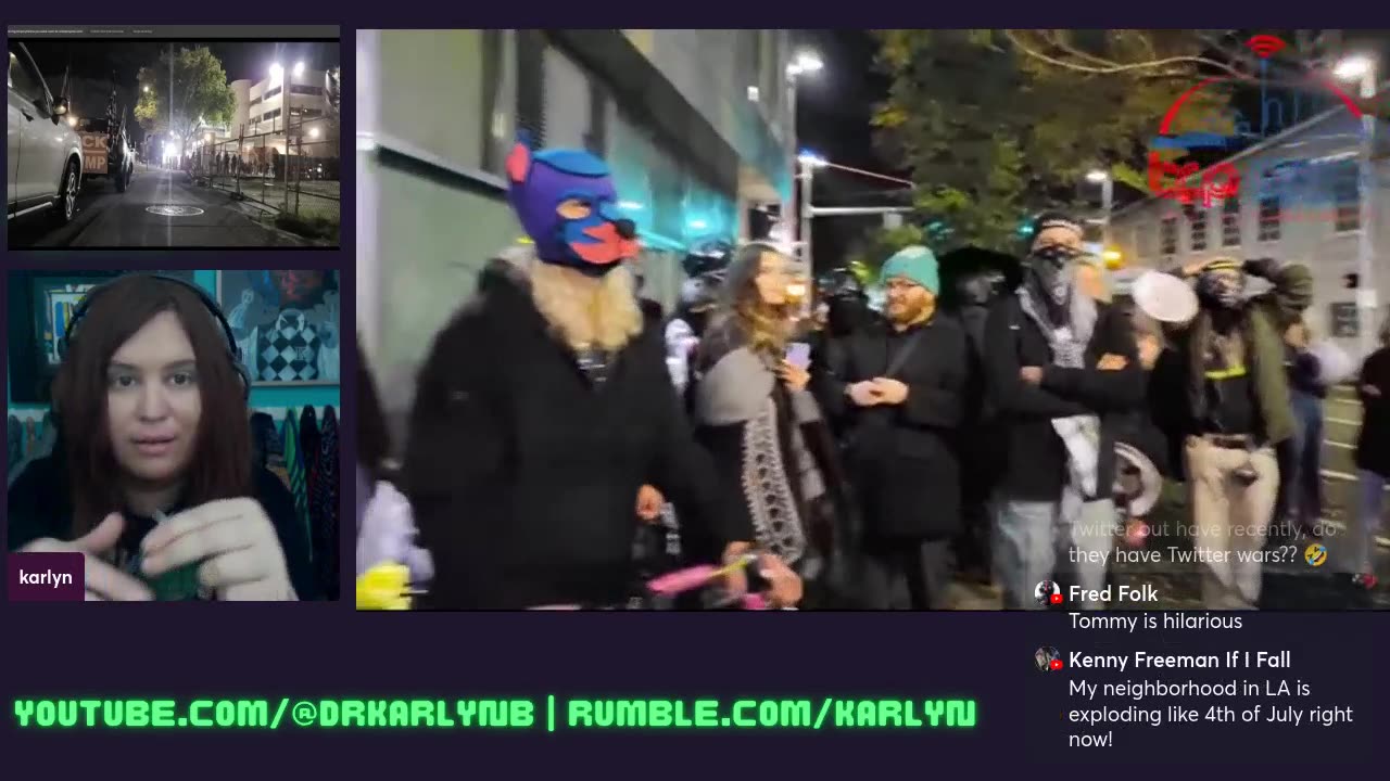 LIVE ANTIFA PORTLAND ICE PROTEST